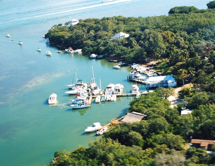cabbage key aerial view